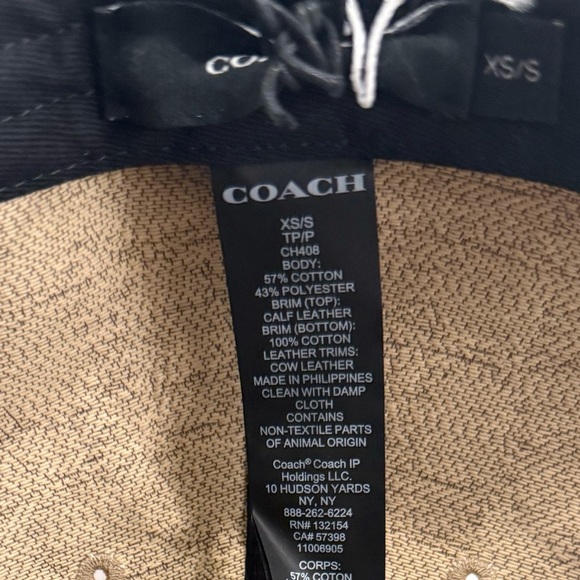 COACH Signature Jacquard Flat Brim Hat NWT main image 10
